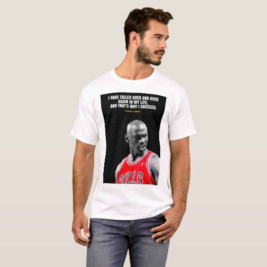 Michael Jordan quotes T-Shirt (Devant entier)