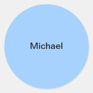 Michael Kinder naam Sticker gepersonaliseerd licht