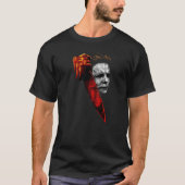 Michael Myers Halloween iconisch design T-shirt (Voorkant)
