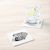 Michael Myers Social Distancing Vierkante Kartonnen Onderzetter (Insitu)