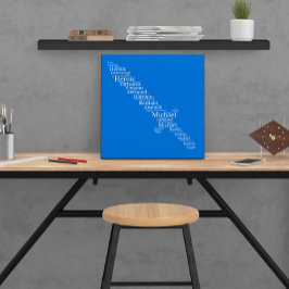 Michael Name Cloud Poster