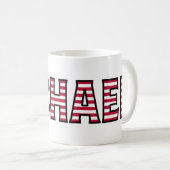 Michael Name Prénom USA styled Tasse Café (Devant droit)