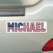 Michael Name Vorname USA Aufkleber Sticker Auto (Op auto)