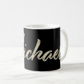Michael Name Whitegold Tasse Teetasse (Devant droit)