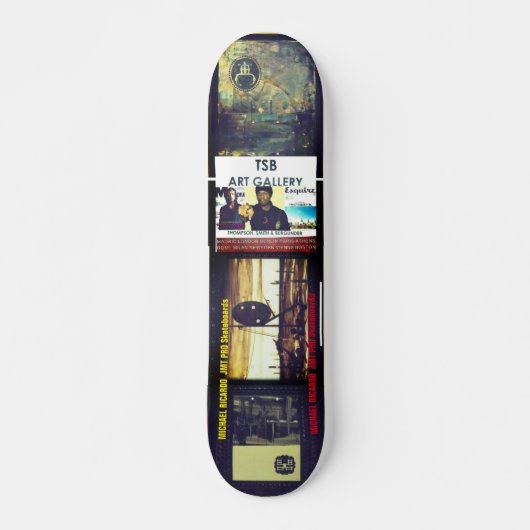 MICHAEL RICARDO 7 3/4" Planche de Skateboard (Devant)