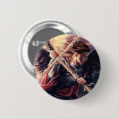 Michael Ronde Button 5,7 Cm (Voorkant /achterkant)