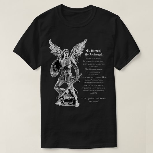 Michael The Archangel T-shirt Christelijk (Design voorkant)