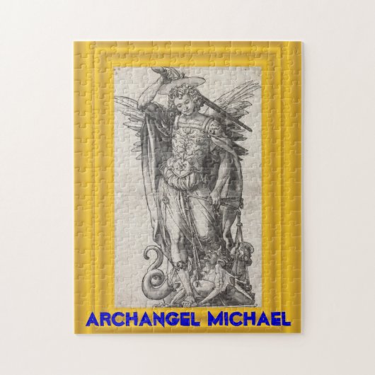 Michael van de aartsengel raadsel legpuzzel (Verticaal)