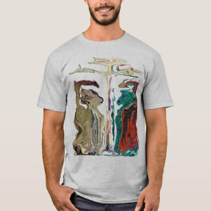 "Michael vs Satan" van Michael Crozz T-shirt