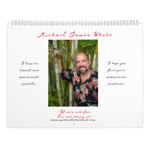 Michael White's Passievolle Pastels Kalender 2026