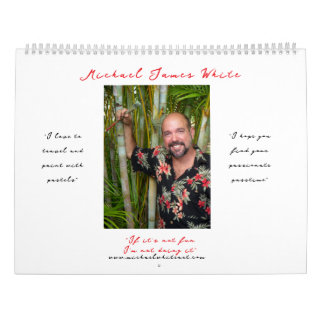 Michael White's Passievolle Pastels Kalender 2026