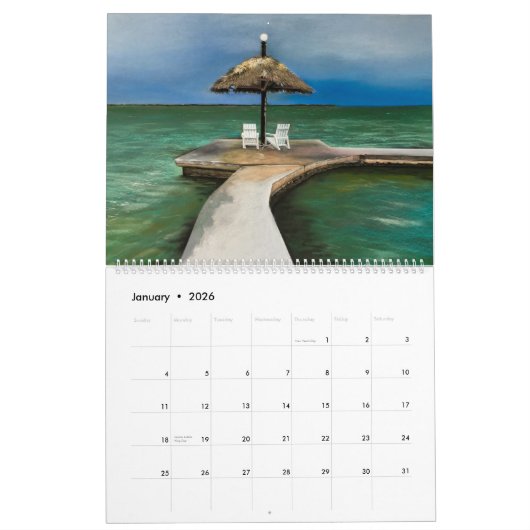 Michael White's Passionate Pastels Calendar 2026 Kalender (Jan 2026)