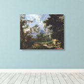 Michael Willmann - De droom van Jacob Canvas Afdruk (Insitu (Houten vloer))