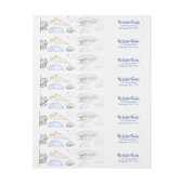 Michael Wrap autour du Étiquette de adresse (Feuille)