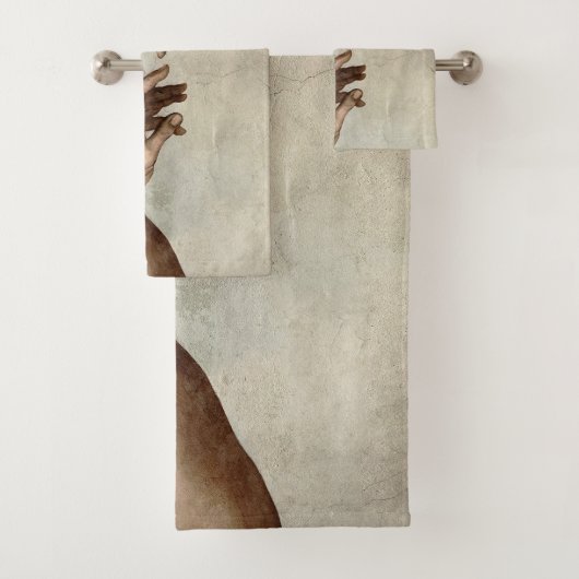 Michaelangelo mains création adam dieu (En situation)