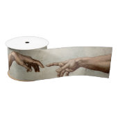Michaelangelo overhandigt de schepping Adam God Lint (Spoel)
