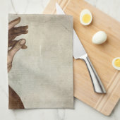 Michaelangelo overhandigt de schepping Adam God Theedoek (Quarter Fold)