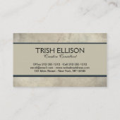 Michaelangelo overhandigt de schepping Adam God Visitekaartje (Achterkant)