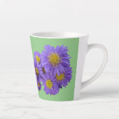 Michaelmas Daisy Cust. Green Latte Mok (Rechts)