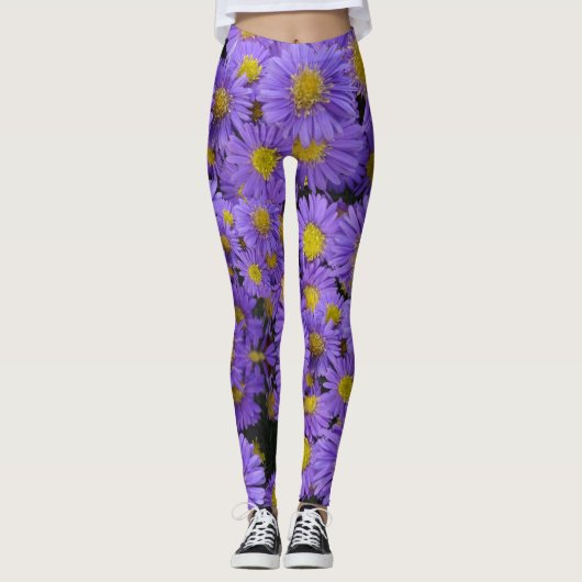 Michaelmas Daisy Motif Legging (Devant)