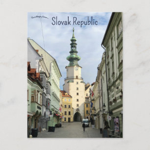 Michael's Gate Oude Stad Slowakije Briefkaart