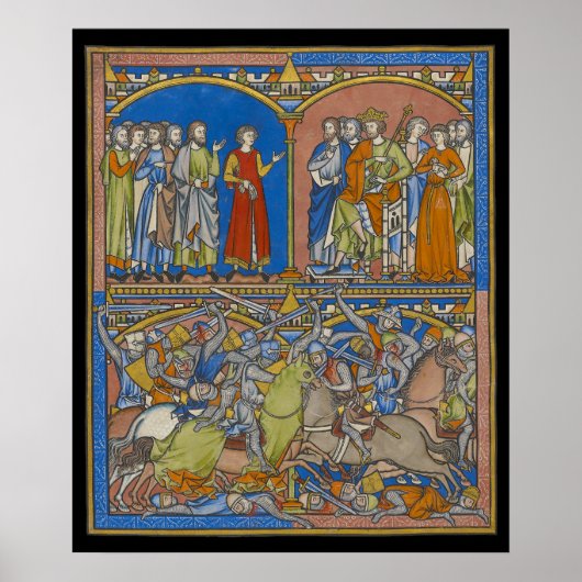 Michal's bruidsschat, een bloedige strijd poster (Voorkant)