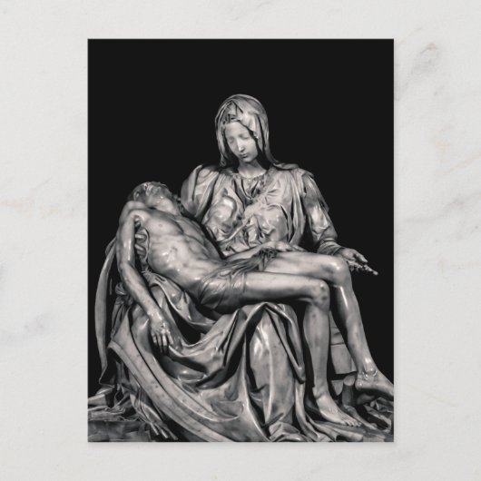 Michealangelo Masterstuk La Pieta Sculpture Briefkaart (Voorkant)
