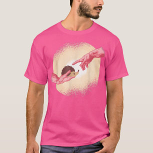 Michel Angelo hand van god grappige Egel T-shirt