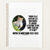 Michel de Montaigne Quand Je Joue Avec Ma Citation (Devant)