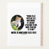 Michel de Montaigne Quand Je Joue Avec Ma Citation (Dos)