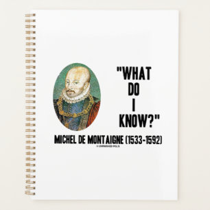 Michel de Montaigne Que sais-je? Devis