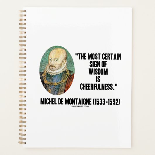 Michel de Montaigne Signe De Sagesse Gentillesse (Devant)