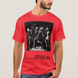 Michel Foucault Minimale Stijl Grafisch Kunstwerk  T-shirt