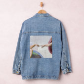 Michelangelo - Aanmaak van Adam geïsoleerd Denim Jacket (Hangar)