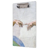 Michelangelo - Aanmaak van Adam geïsoleerd Klembord (Links)