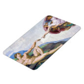 Michelangelo - Aanmaak van Adam geïsoleerd Magneet (Linkerzijde)