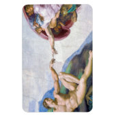 Michelangelo - Aanmaak van Adam geïsoleerd Magneet (Verticaal)