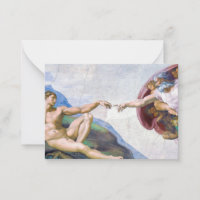 Michelangelo - Aanmaak van Adam geïsoleerd