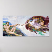 Michelangelo - Aanmaak van Adam geïsoleerd