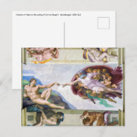 Michelangelo - Aanmaak van Adam, Sistine Chapel's