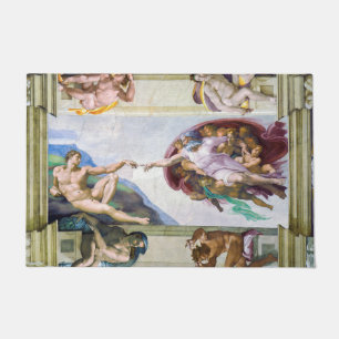 Michelangelo - Aanmaak van Adam, Sistine Chapel's Deurmat