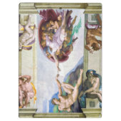 Michelangelo - Aanmaak van Adam, Sistine Chapel's Klembord (Achterkant)