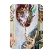 Michelangelo - Aanmaak van Adam, Sistine Chapel's Magneet (Verticaal)