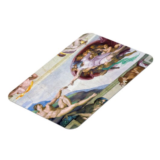 Michelangelo - Aanmaak van Adam, Sistine Chapel's Magneet (Linkerzijde)