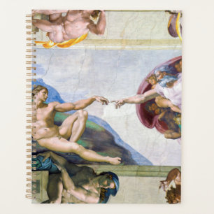 Michelangelo - Aanmaak van Adam, Sistine Chapel's Planner