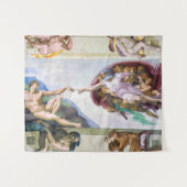 Michelangelo - Aanmaak van Adam, Sistine Chapel's Wandkleed (Voorkant (horizontaal))