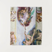 Michelangelo - Aanmaak van Adam, Sistine Chapel's Wandkleed (Voorkant)