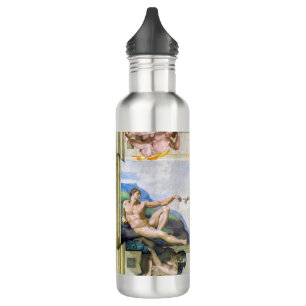 Michelangelo - Aanmaak van Adam, Sistine Chapel's Waterfles