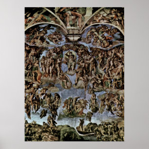 Michelangelo Buonarroti - Het laatste arrest Poster