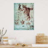 Michelangelo Buonarroti-onderzoeken naar Libische Poster (Keuken)